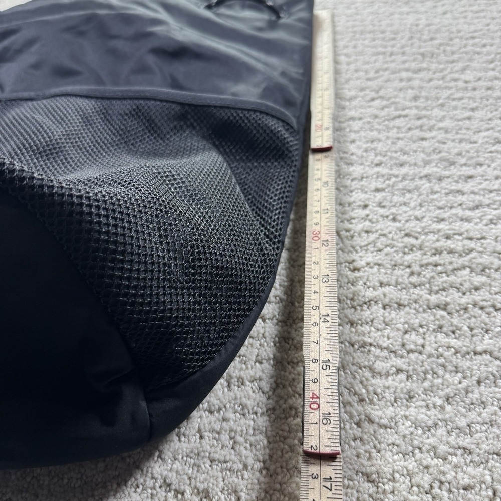 VICTORIA'S SECRET PINK DRAWSTRING MESH BACKPACK PURE BLACK - Picture 3 of 5